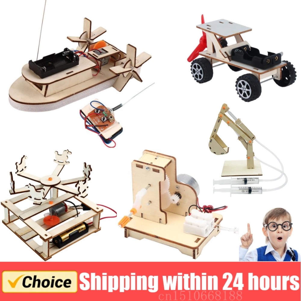 Model Kit Fantasy - نموذج قارب خشبي ديي ألعاب العلوم