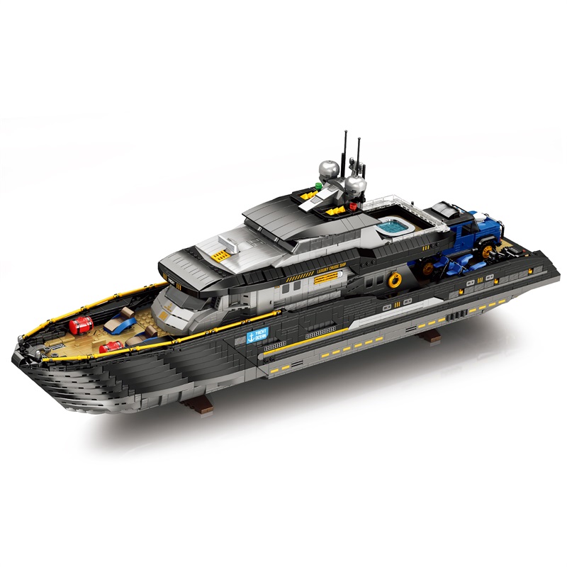 Model Kit Yacht - متوفر MOC فكرة فاخرة يخوت اللبنات
