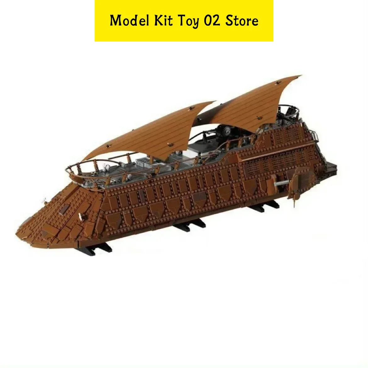 مكعبات بناء نموذج مركبة يخت شر - مراجعة Model Kit Yacht وسعره