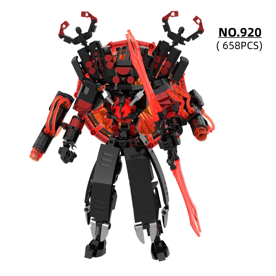 658 قطعة/مجموعة مكعبات بناء سل - مراجعة Model Kit Wukong وسعره