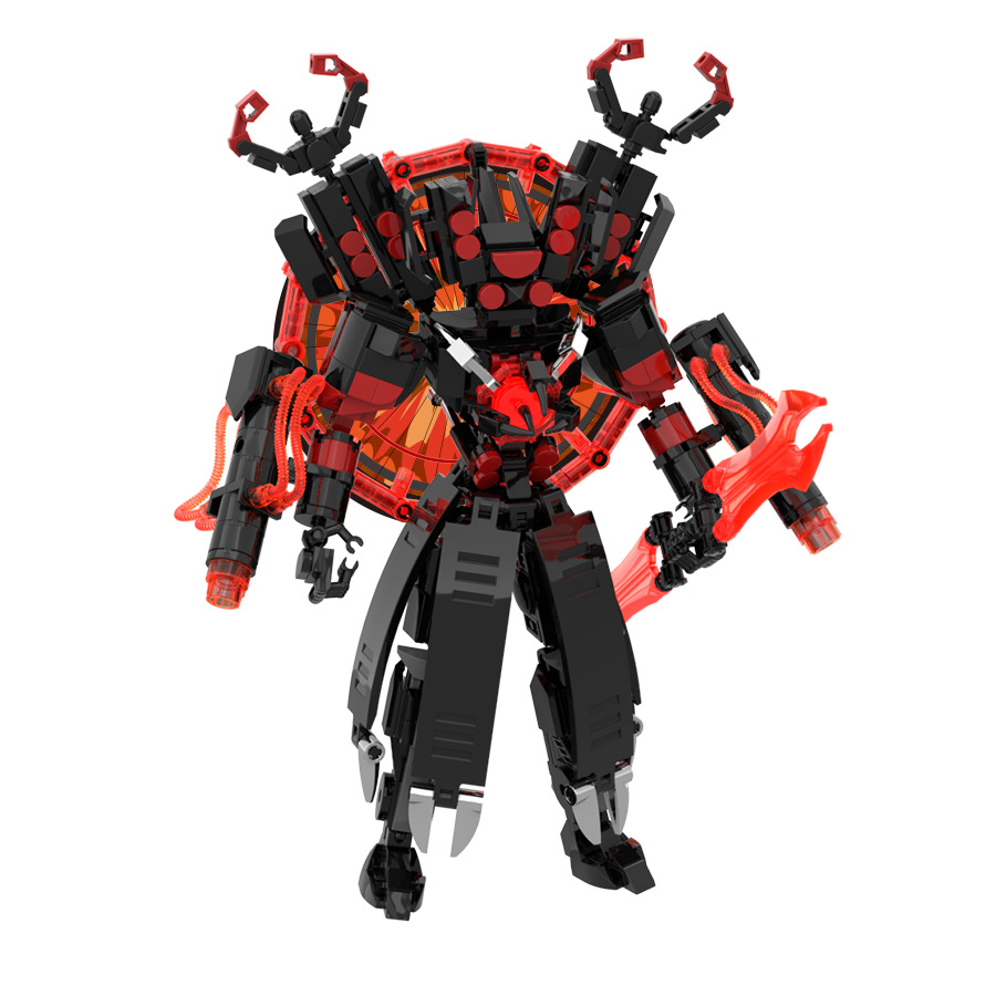 658 قطعة/مجموعة مكعبات بناء سل - مراجعة Model Kit Wukong وسعره