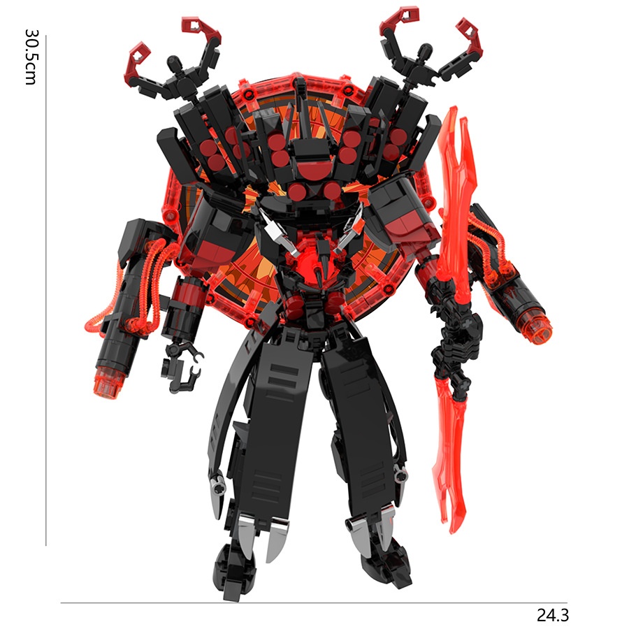 658 قطعة/مجموعة مكعبات بناء سل - مراجعة Model Kit Wukong وسعره